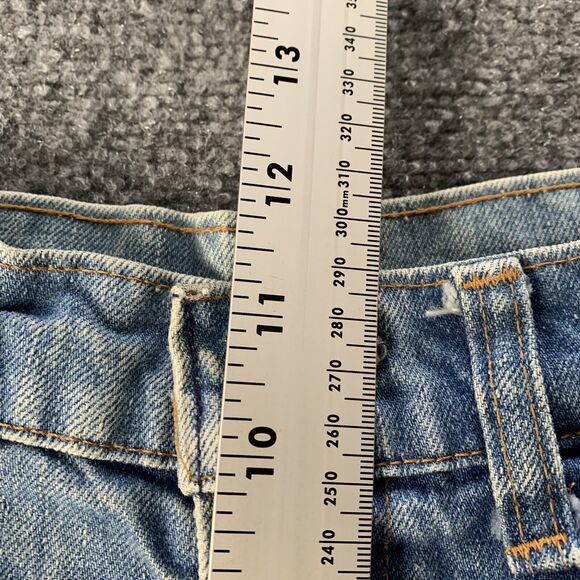 Vintage Levi’s Women’s Jean Denim Shorts Orange Tab High Rise Size 31 - Picture 12 of 16